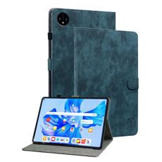 Per Huawei MatePad Pro 11 2022 Custodia per tablet in pelle con motivo tigre (blu scuro)