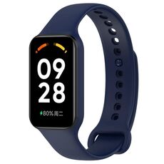 Per cinturino integrato in silicone tinta unita Redmi Band 2 (blu notte)