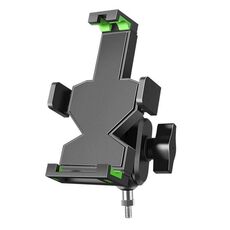 A04 Staffa di navigazione per telefono cellulare per moto in metallo Telaio per bicicletta Morsetto fisso per auto multifunzionale (modello di installazione con intestazione a sfera M8)