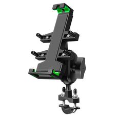 A02 Staffa di navigazione per telefono cellulare per moto Portapacchi in lega di alluminio antiurto per auto (modello manubrio per auto)