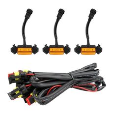 Per Toyota Tacoma TRD 2016-2019 3 in 1 Luci di avvertimento griglia anteriore a LED per auto, luci diurne e luci larghe