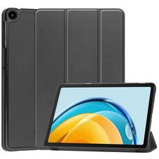 Per Huawei Matepad SE 10.4 Custer custodia per tablet in pelle con supporto a 3 pieghe in puro colore (nero)