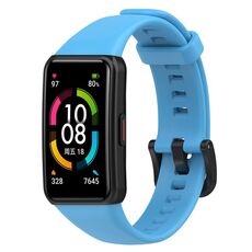 Cinturino per orologio in silicone per Honor Band 7 (azzurro cielo)