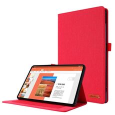 Per Lenovo Tab P11 Pro 11.5 2023 Flip orizzontale TPU + custodia protettiva per tablet in tessuto PU (rosso)