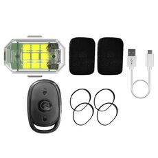 Fanale posteriore di avvertimento per auto elettrica modificata per auto a LED con telecomando, specifica: 1 luce + 1 RC