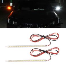 Decorazione per specchietto retrovisore per auto LED Streamer Indicatore di direzione, lunghezza: 15 cm una coppia