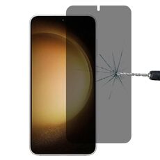 Per Samsung Galaxy S23 + 5G Pellicola in vetro temperato per la privacy della superficie piatta, supporto per lo sblocco delle impronte digitali
