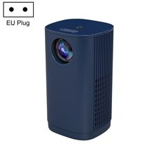 Mini proiettore LED portatile T1 480x360 800 lumen, specifica: spina europea (blu)