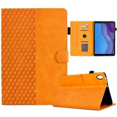 Per Lenovo Tab M10 2nd TB-X306F/X306X Custodia per tablet in pelle goffrata con rombo (cachi)