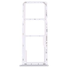 Per Samsung Galaxy M42 5G SM-A436B Vassoio per scheda SIM originale + Vassoio per scheda SIM + Vassoio per scheda Micro SD (Argento)