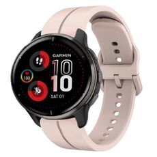 Per cinturino in silicone Garmin Venu 2 Plus 20mm Loop (rosa)