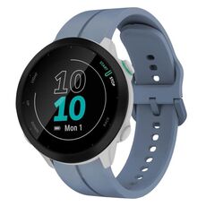 Per Garmin Forerunner 55 cinturino in silicone da 20 mm con cinturino (blu)