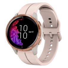 Per cinturino in silicone Garmin Venu 20mm Loop (rosa)