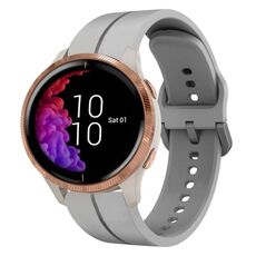 Per cinturino in silicone Garmin Venu 20mm Loop (grigio)