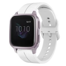 Per cinturino in silicone Garmin Venu SQ da 20 mm (bianco)