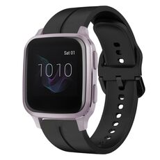 Per cinturino in silicone Garmin Venu SQ 20mm Loop (nero)