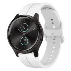 Per cinturino in silicone da 20 mm stile Garminmove (bianco)
