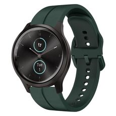Per cinturino in silicone con cinturino da 20 mm stile Garminmove (verde scuro)