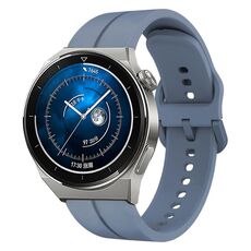 Per Huawei Watch GT3 Pro 43mm 20mm Cinturino in silicone con cinturino (blu)