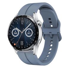 Per Huawei Watch GT3 42mm 20mm cinturino in silicone con cinturino (blu)