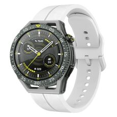 Per Huawei Watch GT 3 SE cinturino in silicone da 22 mm con cinturino (bianco)