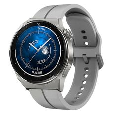 Per Huawei Watch GT3 Pro 46mm 22mm Cinturino in silicone con cinturino (grigio)