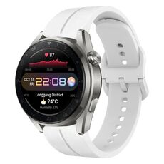 Per Huawei Watch 3 Pro Nuovo cinturino in silicone da 22 mm (bianco)