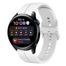 Per Huawei Watch 3 cinturino in silicone da 22 mm con cinturino (bianco)