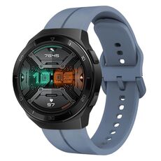 Per Huawei Watch GT 2E Cinturino in silicone da 22 mm con cinturino (blu)