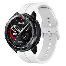 Cinturino in silicone per orologio Honor Watch GS Pro da 22 mm (bianco)