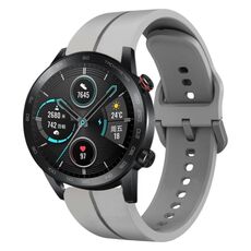 Per Honor Magic Watch 2 46mm 22mm Cinturino in silicone con cinturino (grigio)