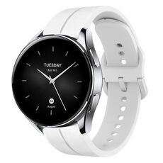 Per Xiaomi MI Watch S2 Cinturino in silicone da 22 mm con cinturino (bianco)
