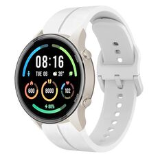 Per Xiaomi MI Watch Sport 22mm Loop cinturino in silicone (bianco)