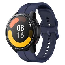 Per Xiaomi MI Watch S1 Active 22mm Loop cinturino in silicone (blu navy)
