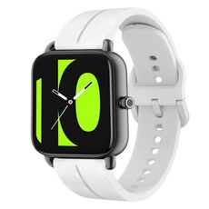 Per Xiaomi Haylou RS4 LS12 cinturino in silicone da 22 mm con cinturino (bianco)