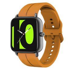 Per Xiaomi Haylou RS4 LS12 cinturino in silicone da 22 mm con cinturino (giallo ambra)