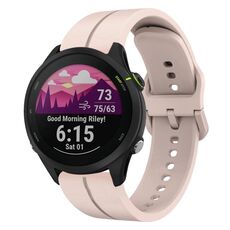 Per Garmin Forerunner255 cinturino in silicone con cinturino da 22 mm (rosa)