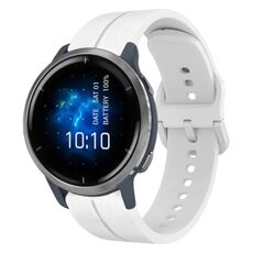 Per cinturino in silicone Garmin Venu 2 22mm Loop (bianco)
