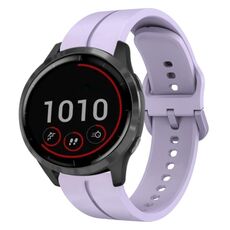 Per Garmin Vivoactive4 cinturino in silicone da 22 mm con cinturino (viola)