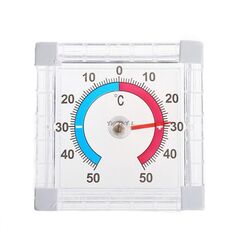 5pcs quadrato finestra porta termometro puntatore tipo tavolo freddo ed estivo (come da esposizione)