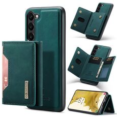 Per Samsung Galaxy S23+ 5G DG.MING M2 Series 3-Fold Multi Card Bag + custodia per telefono (verde)