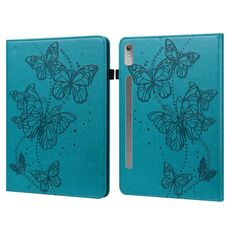 Per Lenovo Pad Pro 2022 11,2 pollici / Tab P11 Pro Gen 2 Custodia per tablet in pelle con motivo a farfalla in rilievo (blu)