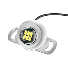 Car LED Ultra-Bright Electric Eye Luce di retromarcia Lampadina esterna Modificata Luce ausiliaria universale, Stile: Guscio lungo argento brillante