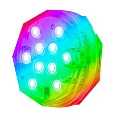 5V 10LED Luce subacquea Fontana Telecomando RGB Luce subacquea colorata (15 colori)