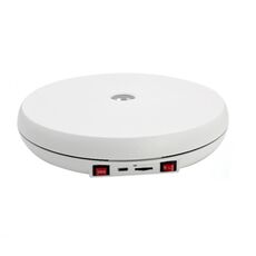 Giradischi girevole elettrico da 25 cm con luce a LED (bianco)