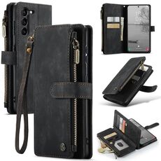 Custodia multifunzionale in pelle per Samsung Galaxy S23 5G CaseMe C30 (nera)