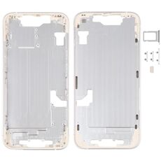 Cornice centrale per iPhone 14 con tasti laterali (oro)