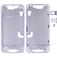 Cornice centrale per iPhone 14 con tasti laterali (viola)