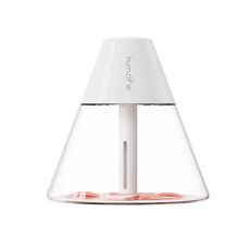 Purificatore d'aria per umidificatore mini vulcano da tavolo per uso domestico (bianco)
