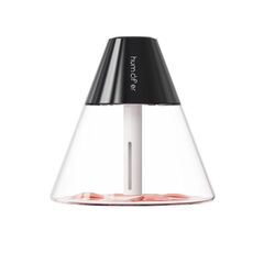 Mini purificatore d'aria per umidificatore a vulcano da tavolo per uso domestico (nero)
